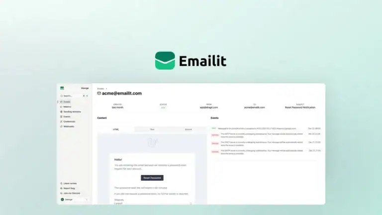 Emailit lifetime deal review