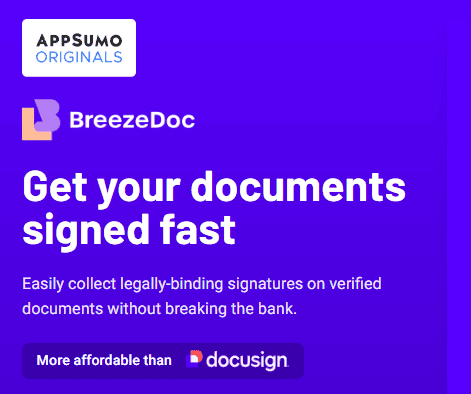 BreezeDoc: Get your documents signed fast. More affordable than DocuSign.