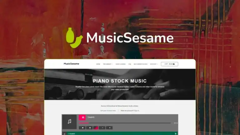 Musicsesame – Stock Music Library lifetime deal review