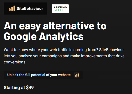Easy Google Analytics alternative for website traffic analysis and campaign insights.